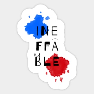 Ineffable Sticker